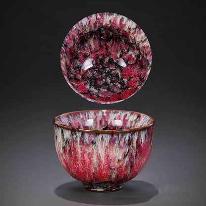 Oriental Kung Fu Tianmu Fambe Ceramic Tea Cup - Ajiangoods