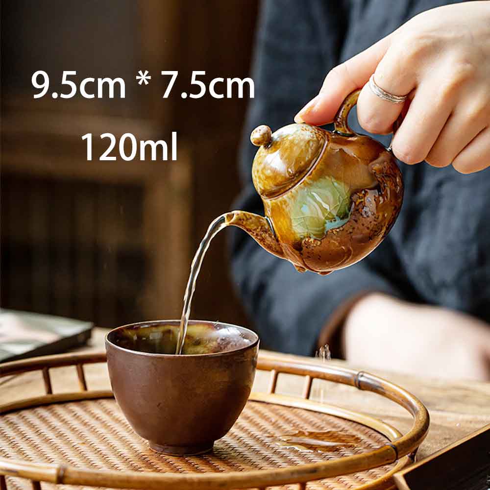 Pear Shaped Ceramic Tea Pot-2