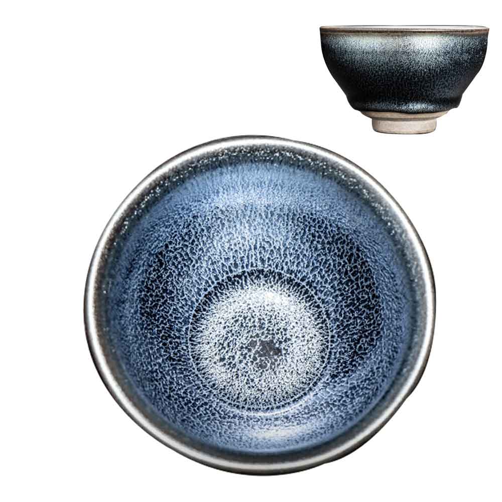 Tenmoku Jian Bowl Beam Port Ceramic Tea Cup-4