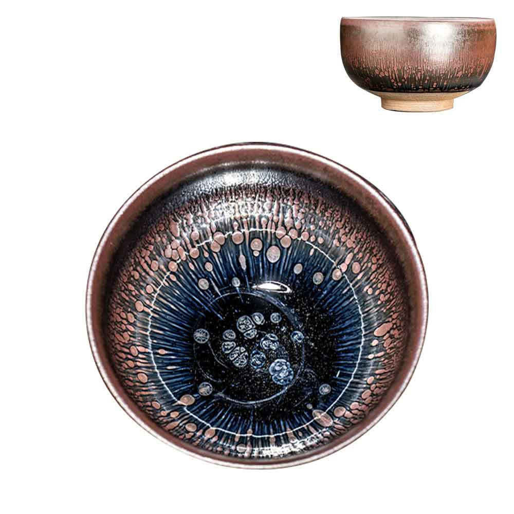 Tenmoku Jian Bowl Ceramic Tea Cup-5