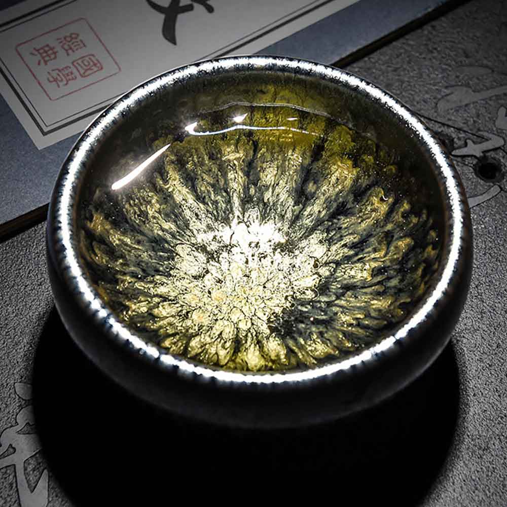 Tenmoku Jian Bowl Ceramic Tea Cup-2